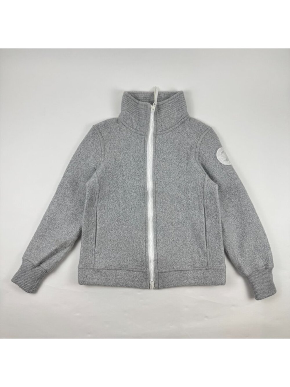 Canada Goose Humanature Severn Fleece Jacket Silverbirch Womens Size Small